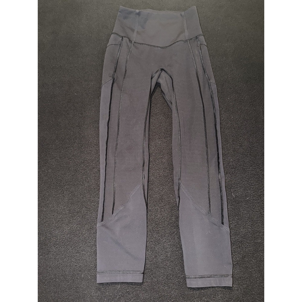 Lululemon To The Beat Black Titanium Women's Size 2